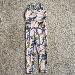 Colorful Floral Activewear Set